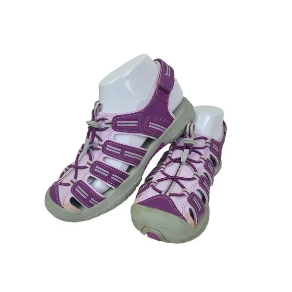 Khombu Shoes Khombu Purple Closed Toe Sport Sandal Girls Kids